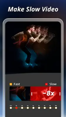 Slow Motion Video Editor android App screenshot 4
